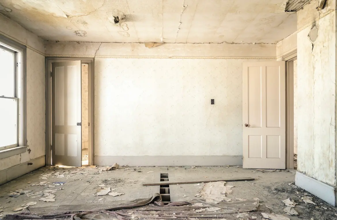 Waste disposal crew managing a cleanout project in Denver City